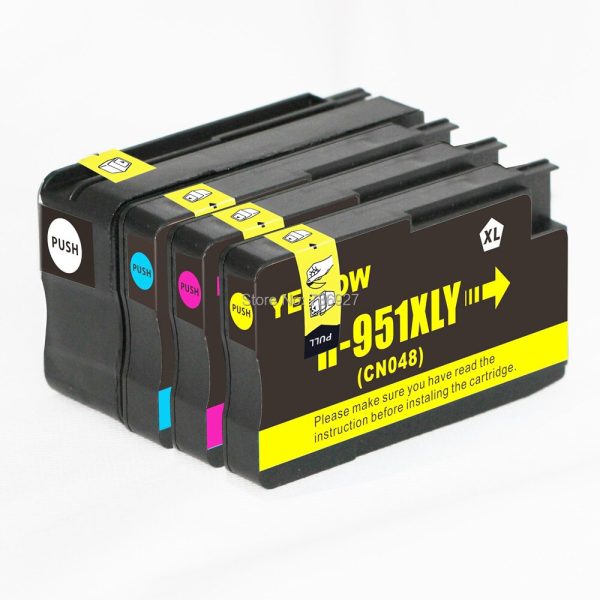 1 Yellow Compatible ink Cartridge For hp951 951xl, for Officejet Pro 8100 8600 251dw 276dw 8630 8650 8610 8620 8660 printer - Image 6