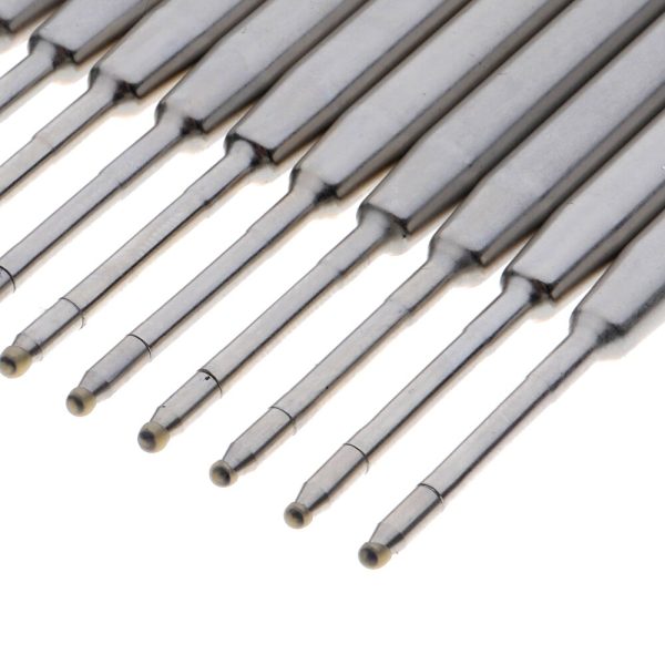 10 Pcs/Pack Metal Ballpoint Pen Refill Smooth Fine 1.0mm Blue Ink Medium Roller Ball Office Back to School Series Stationery - Image 6