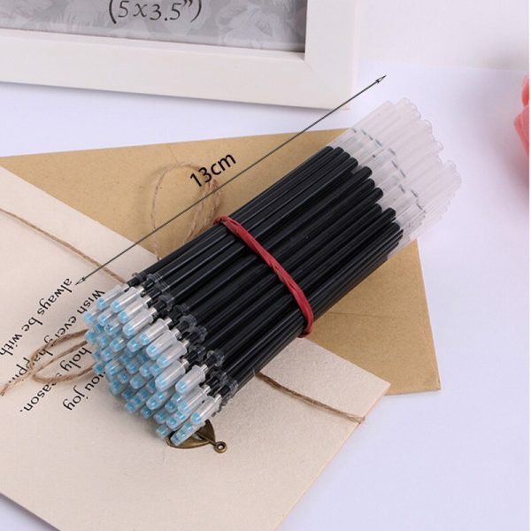 10 Pcs/Set Gel Pen Refills Rods 0.38mm Black Blue Red Ink Neutral Pen Washable Handle Refill Rod School Supplies Stationery - Image 4