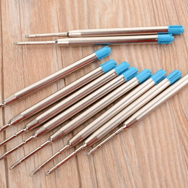 10 pcs/lot Meta Pen Refill School Office Ballpoint Pen Refill Smooth Fine 1.0mm Medium For Parker Stationery Gifts Supplies Pen - Image 5