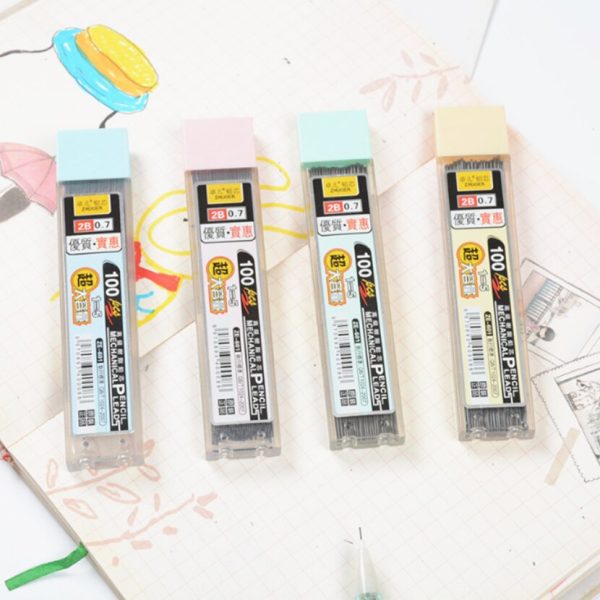 100Pcs/Box Mechanical Pencil Lead 0.5mm/0.7mm 2B Pencil Rod Automatic Pencil Lead Refill School Art Sketch Drawing Supplies - Image 6