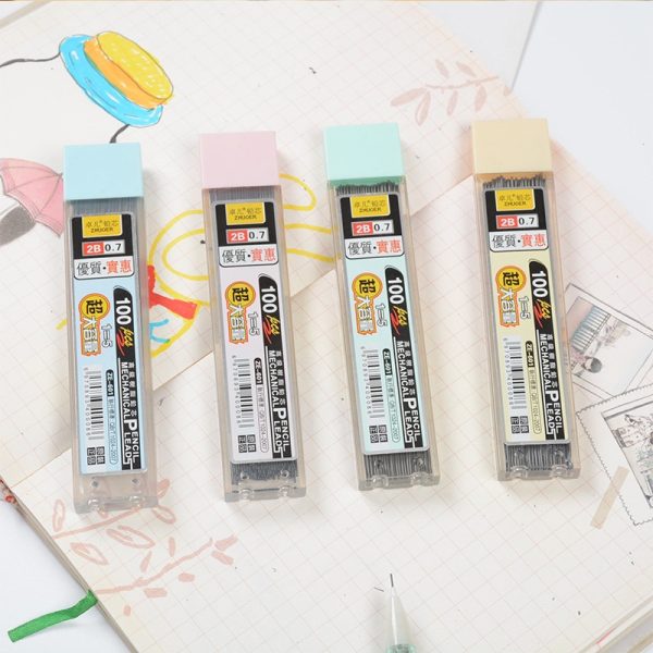 100Pcs/Box Mechanical Pencil Lead 0.5mm/0.7mm 2B Pencil Rod Automatic Pencil Lead Refill School Art Sketch Drawing Supplies - Image 3