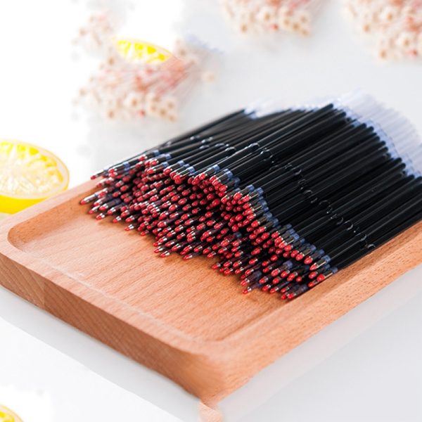 100pcs/box 0.7mm Ballpoint Pen Refill Black Blue Red Ink Replaceable Core Universal 107mm Length Press Style Pen Office Supplies - Image 5