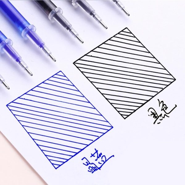 101Pcs/Set Erasable Pen Refill 0.5mm Black Blue Ink Washable Handle Book for School Office Writing Tools Wholesale Stationery - Image 3