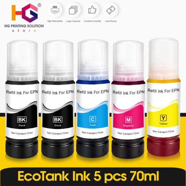 104 522 Refill Dye Ink For Epson EcoTank ET-2710 ET-2711 ET-2712 ET-2714 ET-2720 ET-2726 ET-4700 Inkjet For Eco Tank Printer
