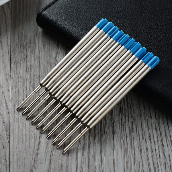 10Pcs Metal Pen Refill Ballpoint Pen Refill Smooth 1mm Pen Replacement for Tactical Pen School Office Stationery Gift Supplies - Image 3