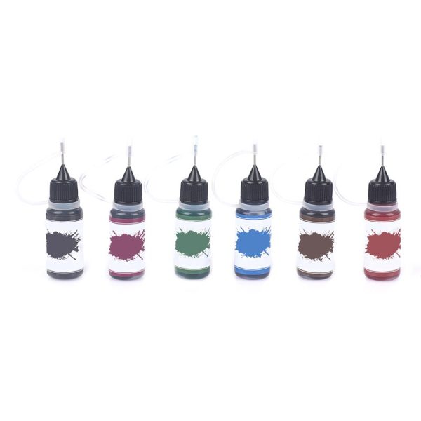 10ml Temporary Henna Tattoo Juice Ink Natural Organic Fruit Gel For Body Paint,Lasting Safe Waterproof DIY Tattoo Paste 6 Colors - Image 2