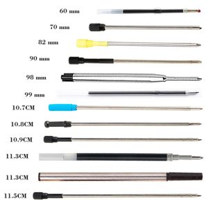 10pcs Pen Refills Blue Red Black Ink for Parker School Office Stationery Supplies 11.5 11.3 10.9 10.8 10.7 99 98 90 70 Refill
