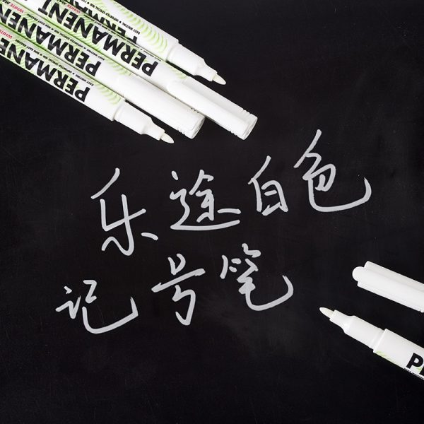 10pcs/Set White Marker Pen Graffiti Pens Waterproof Permanent Tire Painting Notebook Tyre Tread Oily Environmental Pen - Image 2
