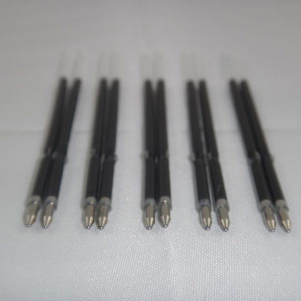 10pcs/lot 0.7mm Pen Rod Stander Ballpoint Pen Refill Lead Black Blue 107mm Office School Supplies - Image 2