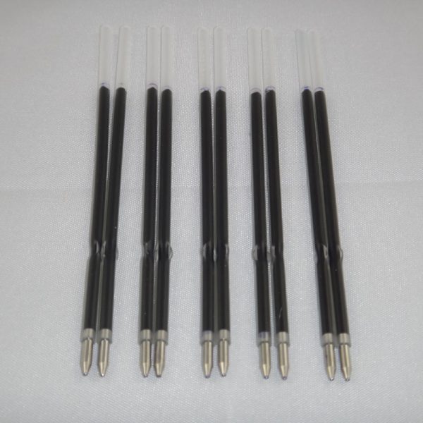 10pcs/lot 0.7mm Pen Rod Stander Ballpoint Pen Refill Lead Black Blue 107mm Office School Supplies - Image 4