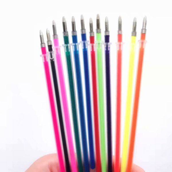 12pcs/set Colors Gel Pen Refill 0.7mm Multi Colored Painting Gel Ink Ballpoint Pens Refills Rod for School Stationery - Image 3