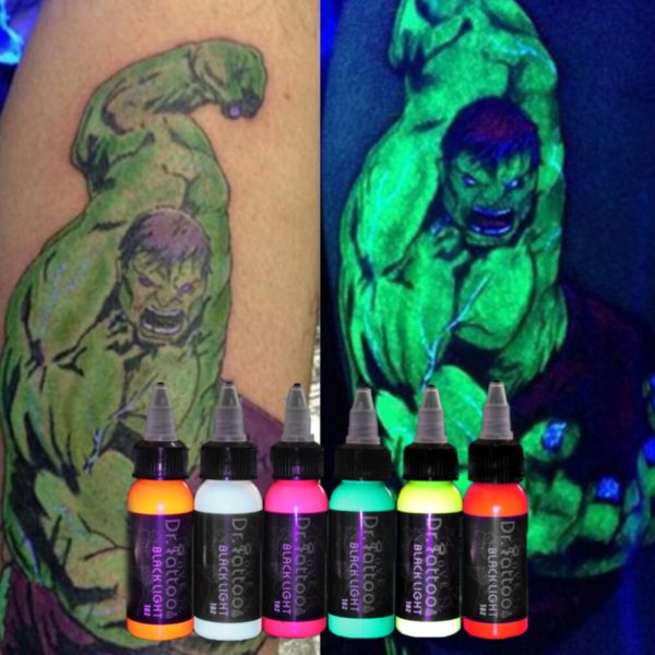 15/30ML High Quality Purple Light Tattoo Inks Professional Permanent Makeup Body Microblading Easy Coloring Fluorescent Pigment - Image 4