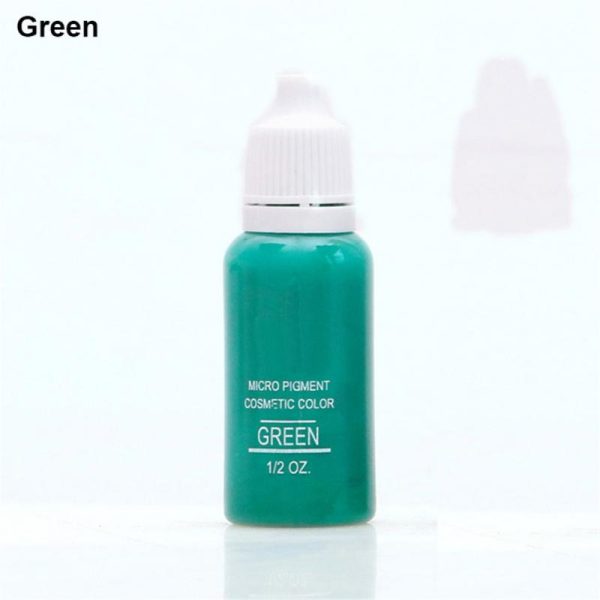 15ml Professional Tattoo Ink Permanent Makeup Eyebrow Lips Eye Line Tattoo Inks Microblading Pigment DIY Body Beauty Tattoo Art - Image 4