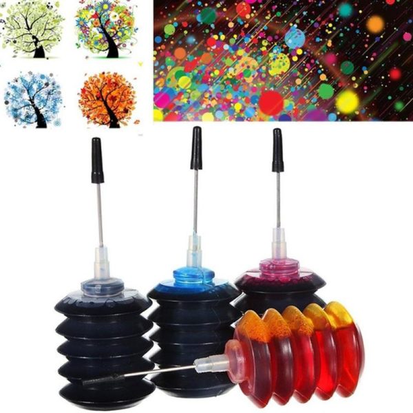 1Pcs 30ml Universal Dye Ink Refill Ink CISS Cartridge Kit Replacement For HP for Canon For Brother For All Brand Inkjet Printers - Image 2