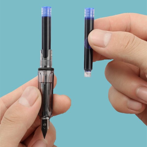 2.6/3.4mm Disposable Fountain Pen Ink Cartridge Pen Refill Black/Red/Blue Ink Set School Office Supplies Stationery Gifts 50pcs - Image 4