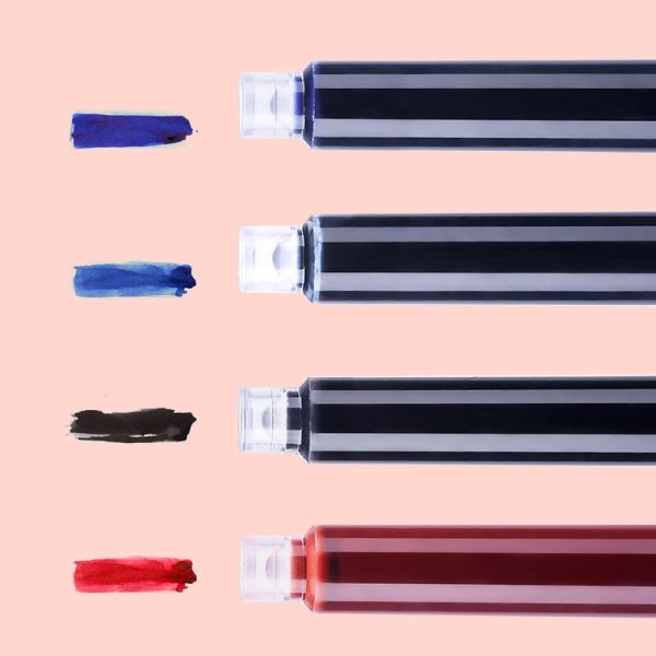 2.6/3.4mm Disposable Fountain Pen Ink Cartridge Pen Refill Black/Red/Blue Ink Set School Office Supplies Stationery Gifts 50pcs - Image 5