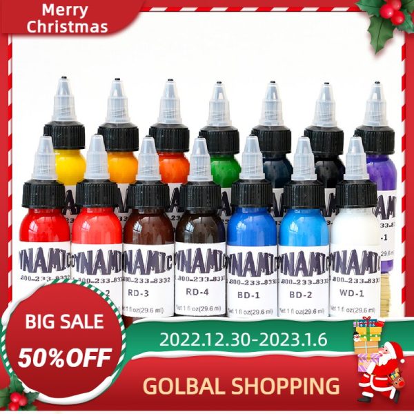 2023 14colors 30ML Brand Professional Tattoo Ink Pigment For Body Beauty Art Safe Rave Natural Permanent Makeup Tattoo Supplies
