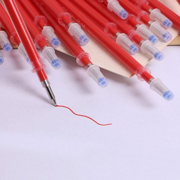 20PCS/set of Gel pen Refills 0.5mm Black Blue Red Ink Refill School Office Stationery Writing Supplies - Image 3