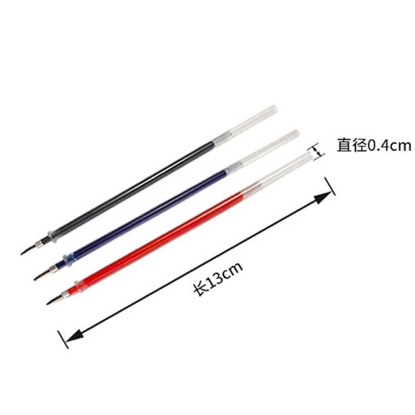 20PCS/set of Gel pen Refills 0.5mm Black Blue Red Ink Refill School Office Stationery Writing Supplies - Image 5
