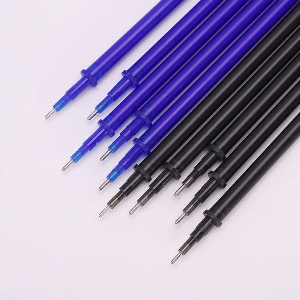 20Pcs Erasable Gel Pen Refill 0.35mm Black/Blue/Red/Green/Purple/Orange Ink Magic Erasable Pens Refills School Writing Supplies - Image 2