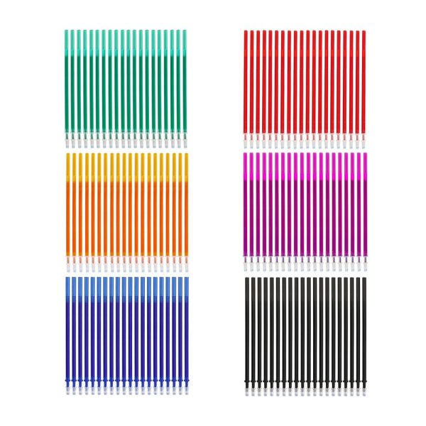 20Pcs/Set Color Erasable Gel Pen Refill Rods 0.5mm Colorful Ink Washable Handle Magic Erasable Pens For School Doodle Stationery - Image 6