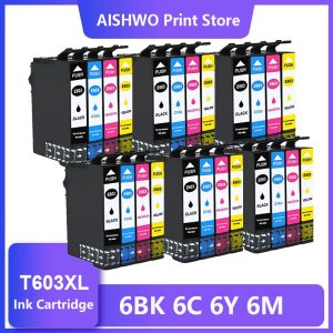 24PK 603 XL Compatible Epson 603XL E603 T603 for XP-2100 XP-3100 WF-2810 XP-3105 XP-4100 XP-4105 WF-2830 XP-2105 Printer