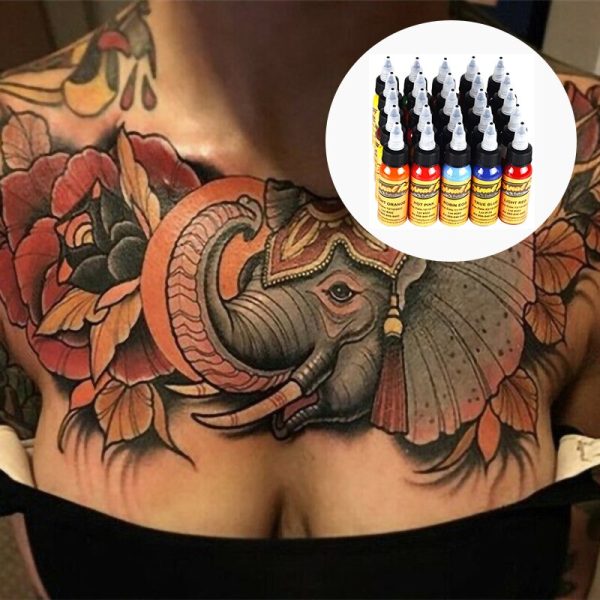 25 Colors Professional Tattoo Ink 30ml Colors Set For Body Art Natural Plant Permanent Pigment Paint tintas de tatuaje - Image 2