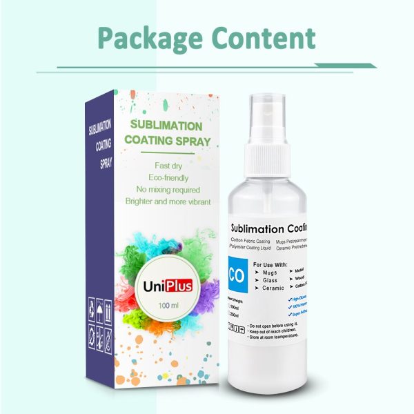 2PK 100ml Cotton Sublimation Coating Liquid Sublimation Coating Spray for Mugs Sublimation Ink Pretreatment Spray Heat Transfer - Image 2