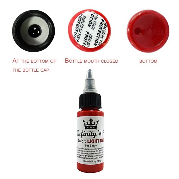 30ML/Bottle Professional Tattoo Pigment Inks Safe Half Permanent Tattoo Paints Supplies For Body Beauty Tattoo Art Tattoo Ink - Image 2