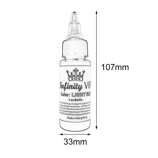 30ML/Bottle Professional Tattoo Pigment Inks Safe Half Permanent Tattoo Paints Supplies For Body Beauty Tattoo Art Tattoo Ink - Image 6