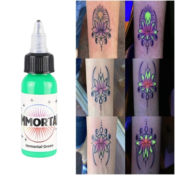 30ml Bottle Professional Fluorescence Tattoo Ink Purple Light Micropigmentation Pigment Uv Ink Tattoo Pigment for Body Painting - Image 2