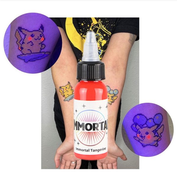 30ml Bottle Professional Fluorescence Tattoo Ink Purple Light Micropigmentation Pigment Uv Ink Tattoo Pigment for Body Painting - Image 5