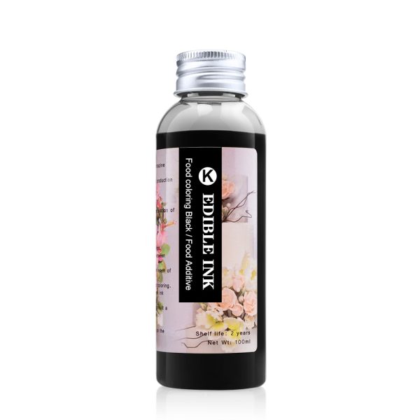 5 option 100ML Edible Ink for Canon &All Brand Coffee Art Latte Printer Machine Printing On Cake Drink Rice Rose Flower Food Ink - Image 2