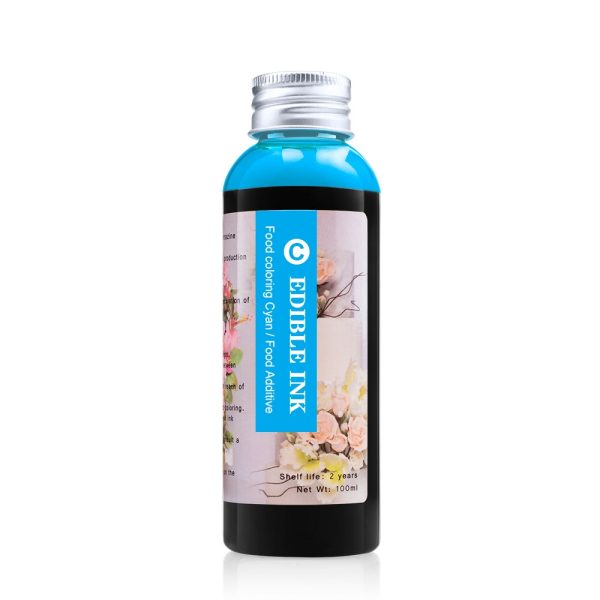 5 option 100ML Edible Ink for Canon &All Brand Coffee Art Latte Printer Machine Printing On Cake Drink Rice Rose Flower Food Ink - Image 4