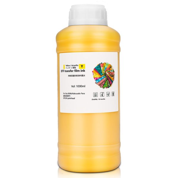 5 pieces/set 1000ml heat transfer A3 A4 pet film ink dtf white ink for epson i3200 xp600 l1800 dtf printers - Image 4