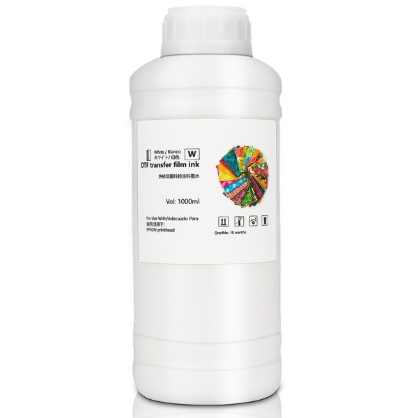 5 pieces/set 1000ml heat transfer A3 A4 pet film ink dtf white ink for epson i3200 xp600 l1800 dtf printers - Image 6