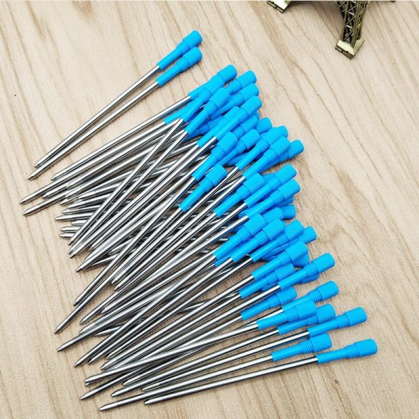 50 pcs/lot Diamond Crystal Pen Special Metal Refills Ballpoint Pen Cartridge 7cm Length For Office School Students Wholesale - Image 2