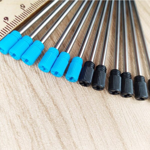 50 pcs/lot Diamond Crystal Pen Special Metal Refills Ballpoint Pen Cartridge 7cm Length For Office School Students Wholesale - Image 4