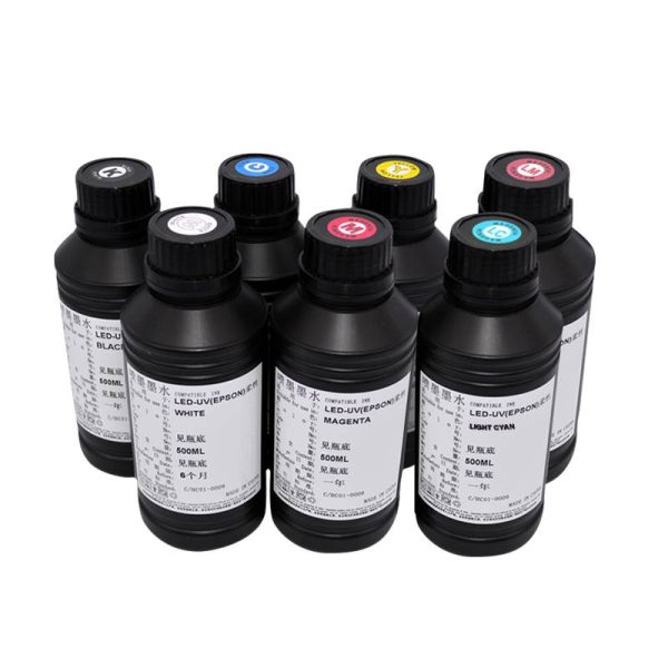 500ML Bottle LED UV Ink For Epson L800 L805 L1800 R290 R330 1390 1400 1410 UV Printer Ink UV Varnish Gloss Ink Hard INK Soft - Image 2