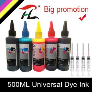 500ML Universal Refill Ink kit for Epson for Canon for HP for Brother Inkjet Printer CISS Cartridge Printer Ink