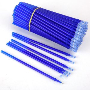 50Pcs/lot Magic Erasable Pen Refill Gel Pen Refill Accessories 0.5mm Blue Black Ink Writing Tools Office Shool Pens Refill Rod