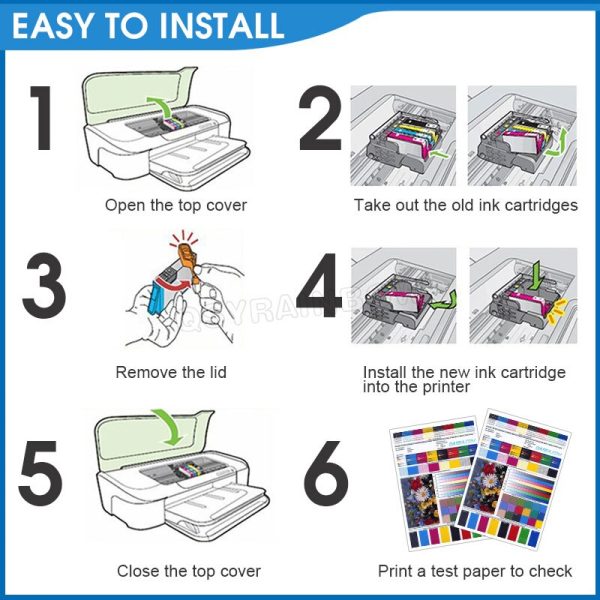 580 Compatible PGI CLI 581 XL ink Cartridge For CANON TS9550 TS9551 TS705 TS9551C TR7550 TR8550 Printer - Image 3