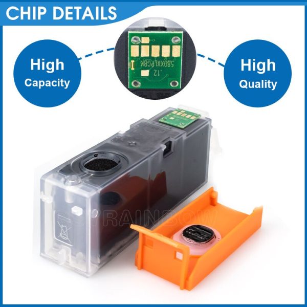 580 Compatible PGI CLI 581 XL ink Cartridge For CANON TS9550 TS9551 TS705 TS9551C TR7550 TR8550 Printer - Image 5