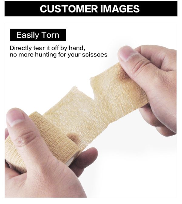6/10/20Pcs Disposable Bandage Tattoo Sport Wrap Tape Self Adhesive Elastic Bandage Tape Tattoo Permanent Makeup Accessories - Image 4