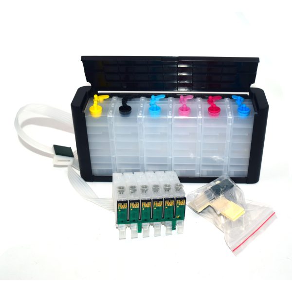 6 Colors 82N T082 Continuous Ink Supply System For Epson T50 T59 R270 R290 RX615 TX650 Ciss ink system For Epson T0821N -T0826N - Image 2