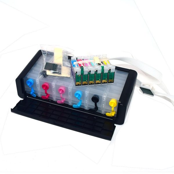 6 Colors 82N T082 Continuous Ink Supply System For Epson T50 T59 R270 R290 RX615 TX650 Ciss ink system For Epson T0821N -T0826N - Image 3