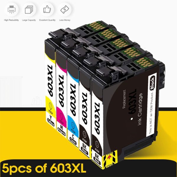 603 XL Compatible for Epson 603XL E603 T603 for XP-2100 XP-3100 WF-2810 XP-3105 XP-4100 XP-4105 WF-2830 XP-2105 Printer - Image 3