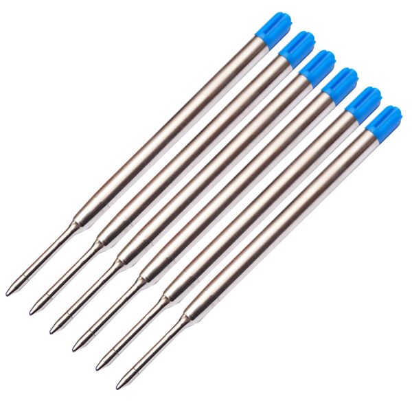 6pcs 0.7mm Ballpoint Medium Point Point Pen Refills Replacement Refills for Parker Pens School Office Stationery Supplies - Image 2
