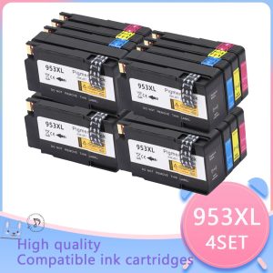 953XL Ink Cartridges Replacement for HP953XL 953 XL Compatible with HP Officejet Pro 7720 7730 7740 8710 8715 8718 8720 Peinter